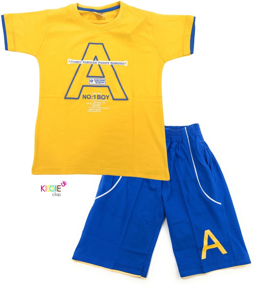 Kiddie Clap Boys Casual T-shirt Shorts Price in India - Buy Kiddie