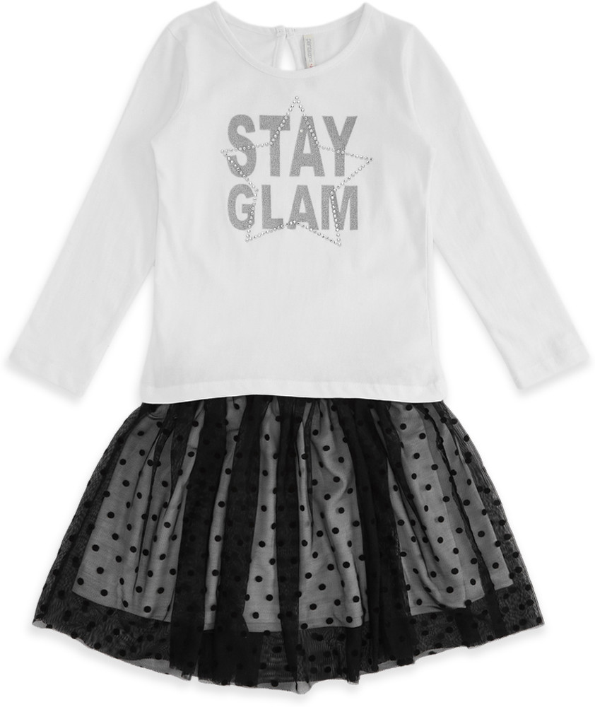 Crop top and skirt top on flipkart