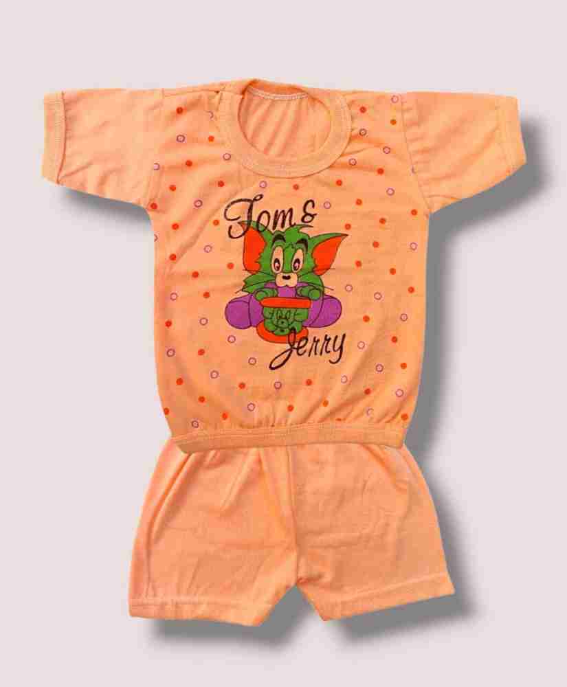 Ms multicollection Baby Boys Baby Girls Casual T shirt Shorts