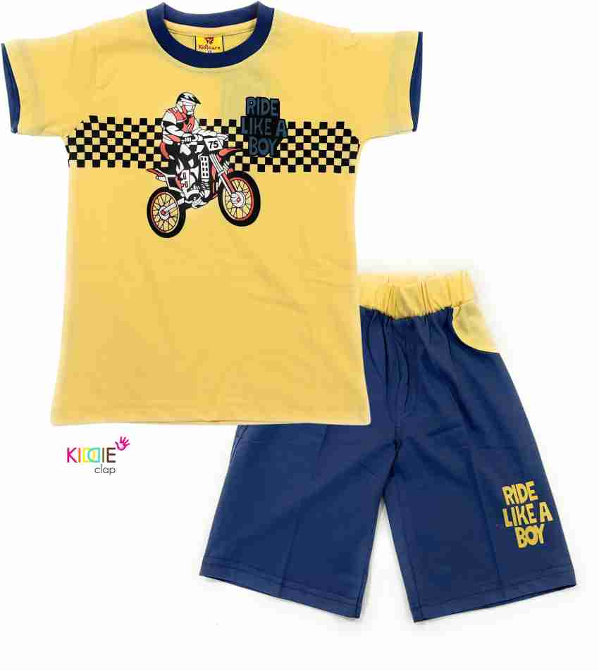 Kiddie Clap Boys Casual T-shirt Shorts Price in India - Buy Kiddie