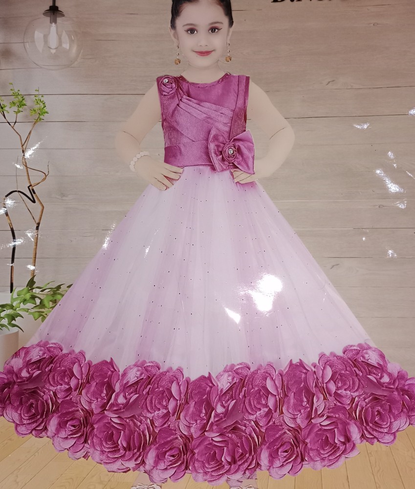 Party wear long clearance frocks for baby girl