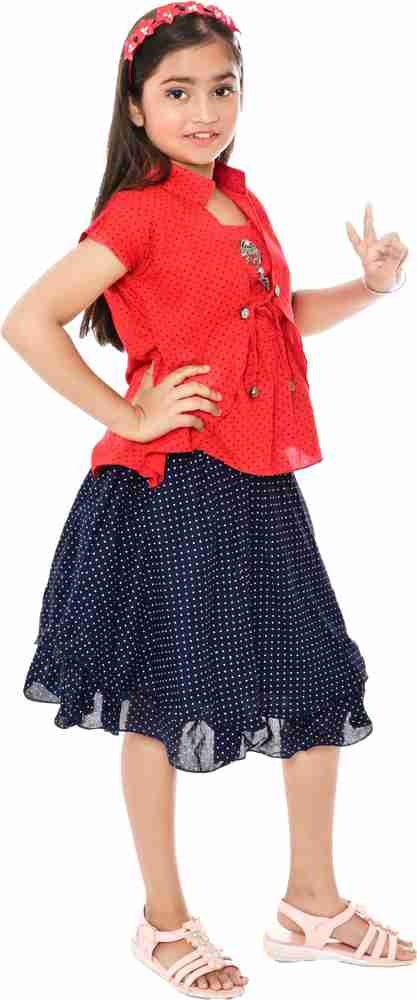 New Fashion Girls Casual Top Skirt Price in India Buy New