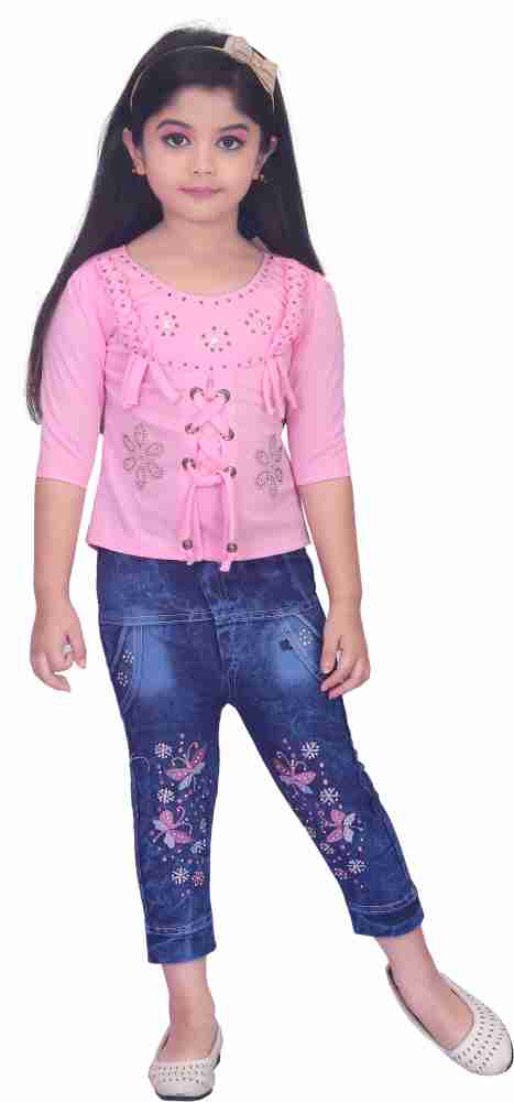 Party wear jeans and top store for girls