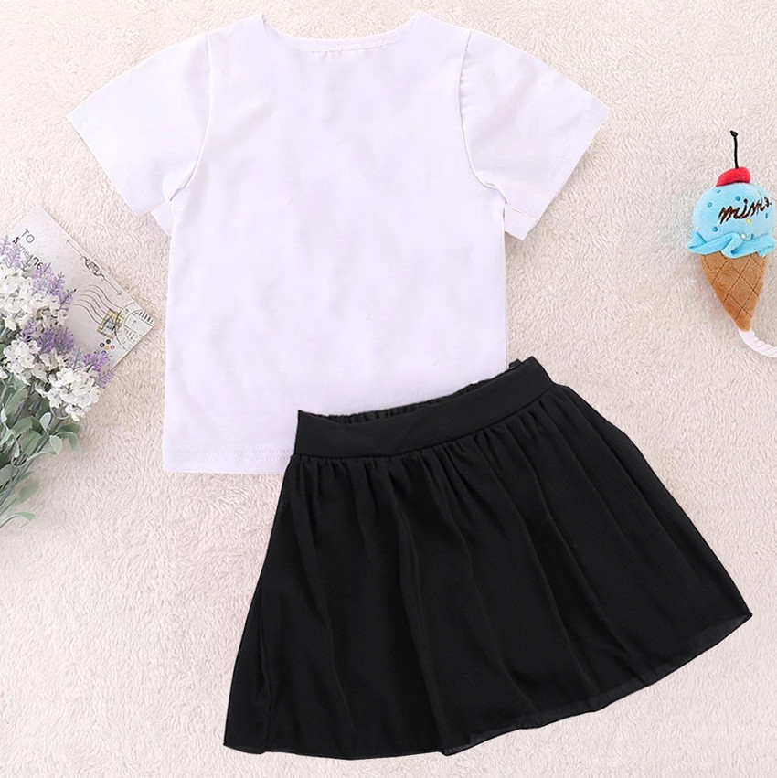 T shirt and skirt combo on sale