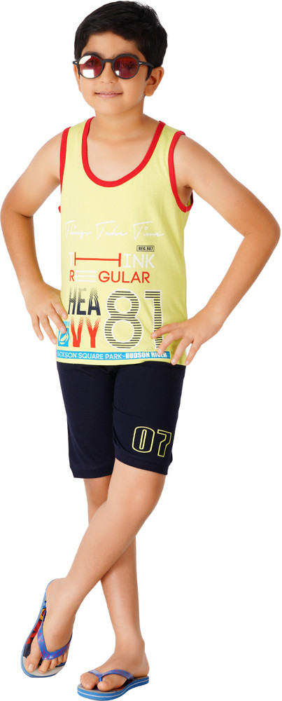 Cool Mark Boys Casual Vest Shorts Price in India Buy Cool Mark Boys Casual Vest Shorts online at Flipkart