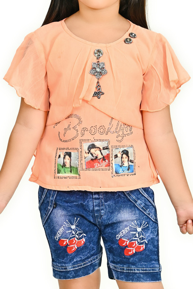 fancy jeans top for ladies