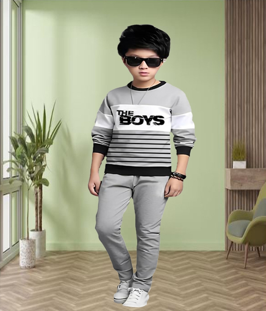 Cute N Tight Boys Casual Sweatshirt Track Pants Price in India