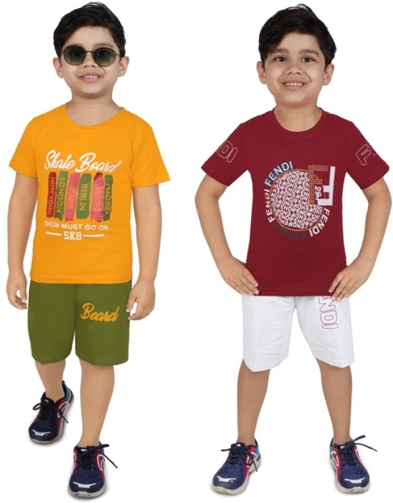 Zadmus Kids Boys Party Festive T shirt Shorts Price in India Buy Zadmus Kids Boys Party Festive T shirt Shorts online at Flipkart