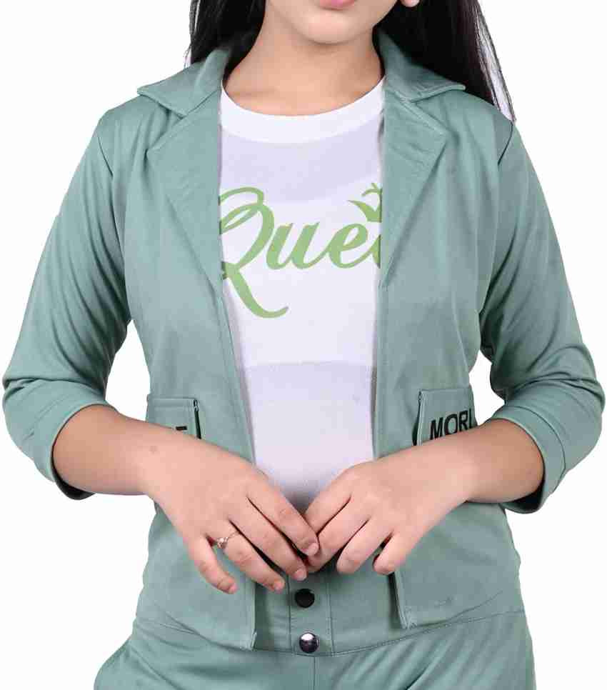 NAIDA Girls Casual Jacket Pant T shirt Price in India Buy NAIDA Girls Casual Jacket Pant T shirt online at Flipkart