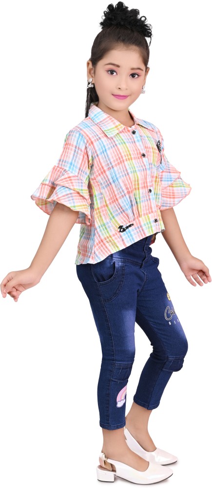 DS DRESSES Girls Party Festive Dress Jeans Price in India Buy DS DRESSES Girls Party Festive Dress Jeans online at Flipkart