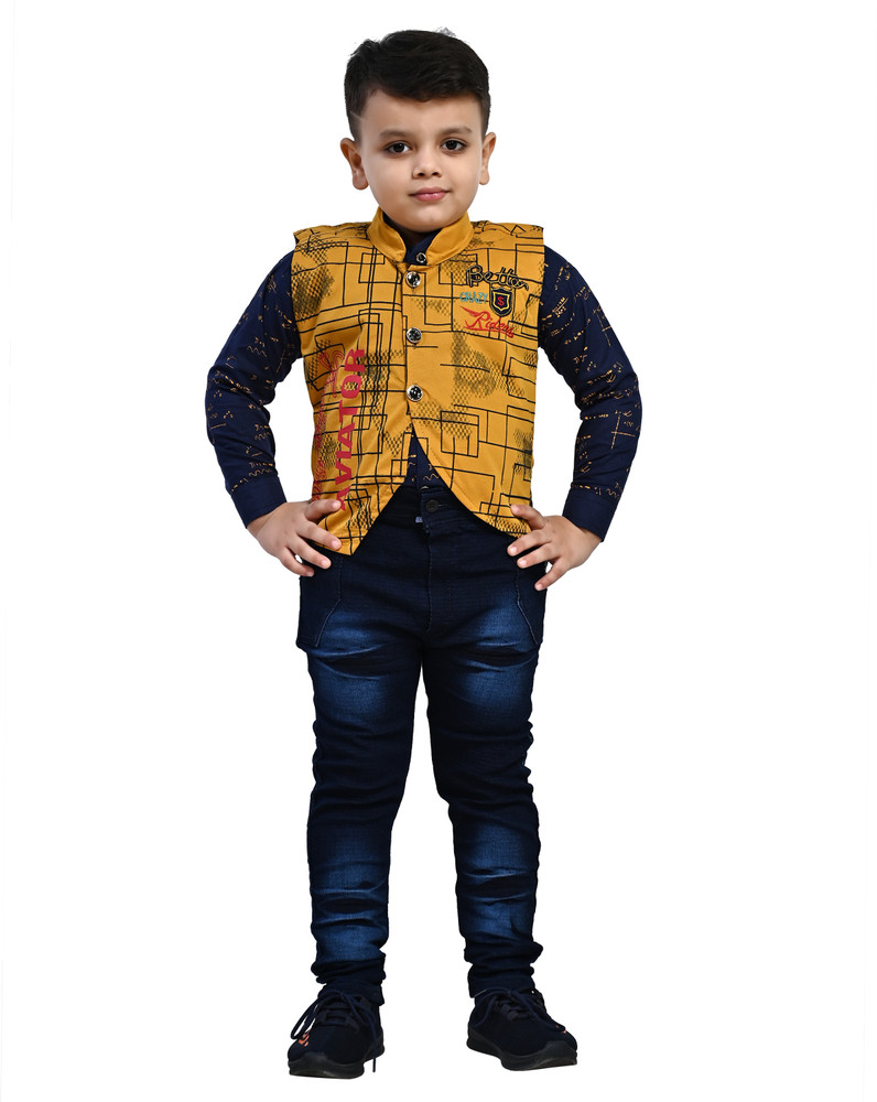 HPN CLOTHING Boys Party Festive Jacket Jeans Price in India Buy