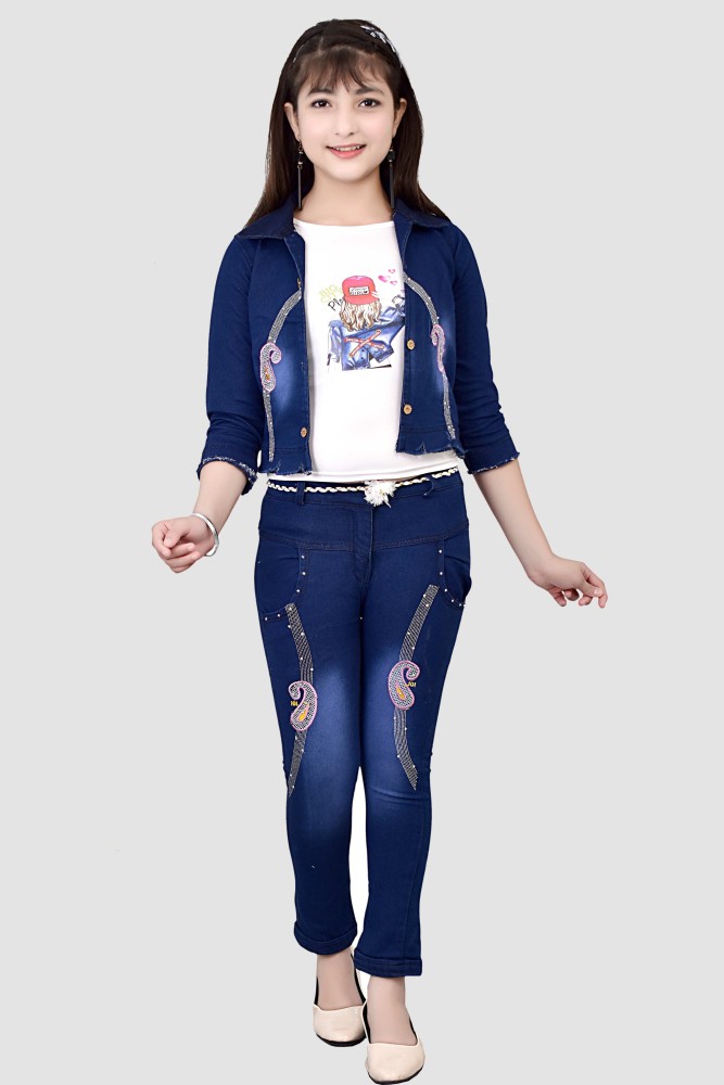 Billion Girls Party Festive Top Jeans Price in India Buy