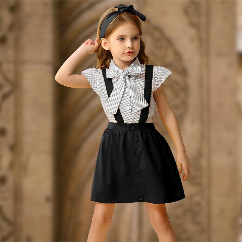 combo dress tops black and white dress for girls childrens ladies