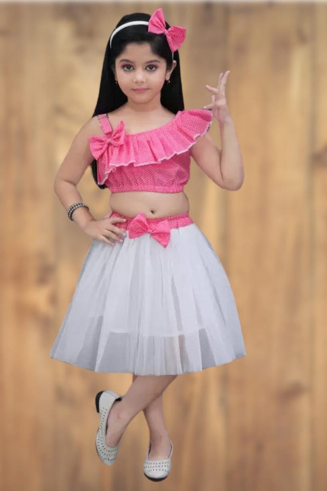 Buy Pink Layered Tulle Short Skirt for Girls Online at KidsOnly  263682701