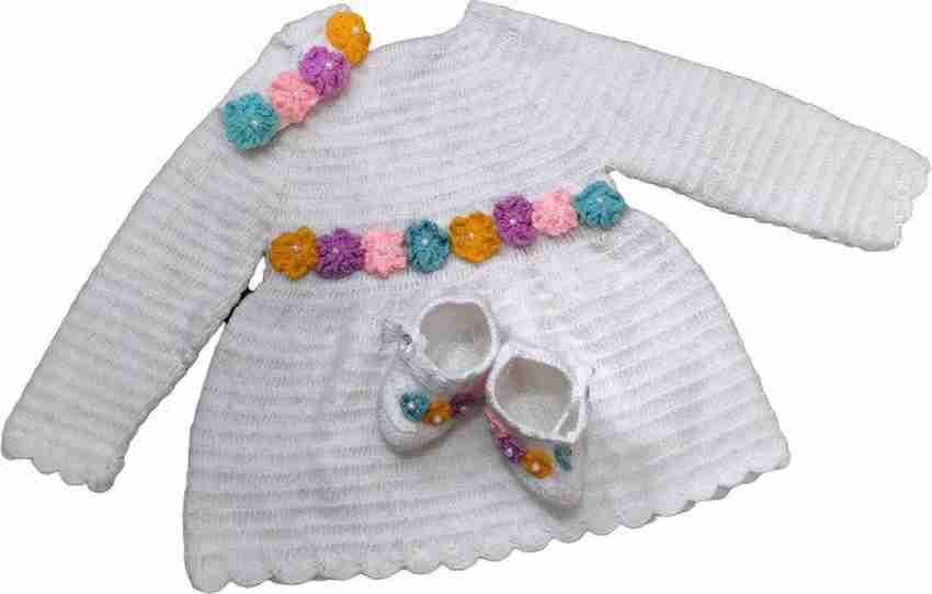 Crochet handmade Baby Girls Casual Sweater Sweater Price in India Buy Crochet handmade Baby Girls Casual Sweater Sweater online at Flipkart