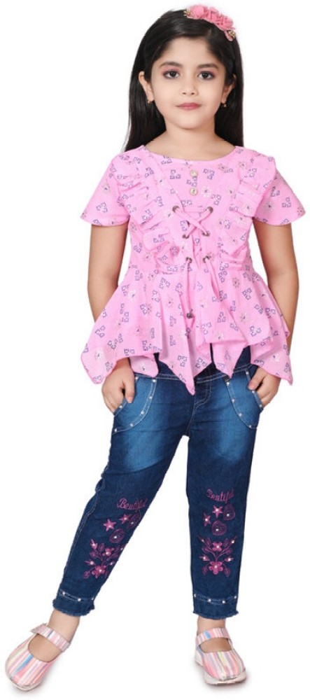 Rania Dresses Girls Casual Top Jeans Price in India Buy Rania Dresses Girls Casual Top Jeans online at Flipkart