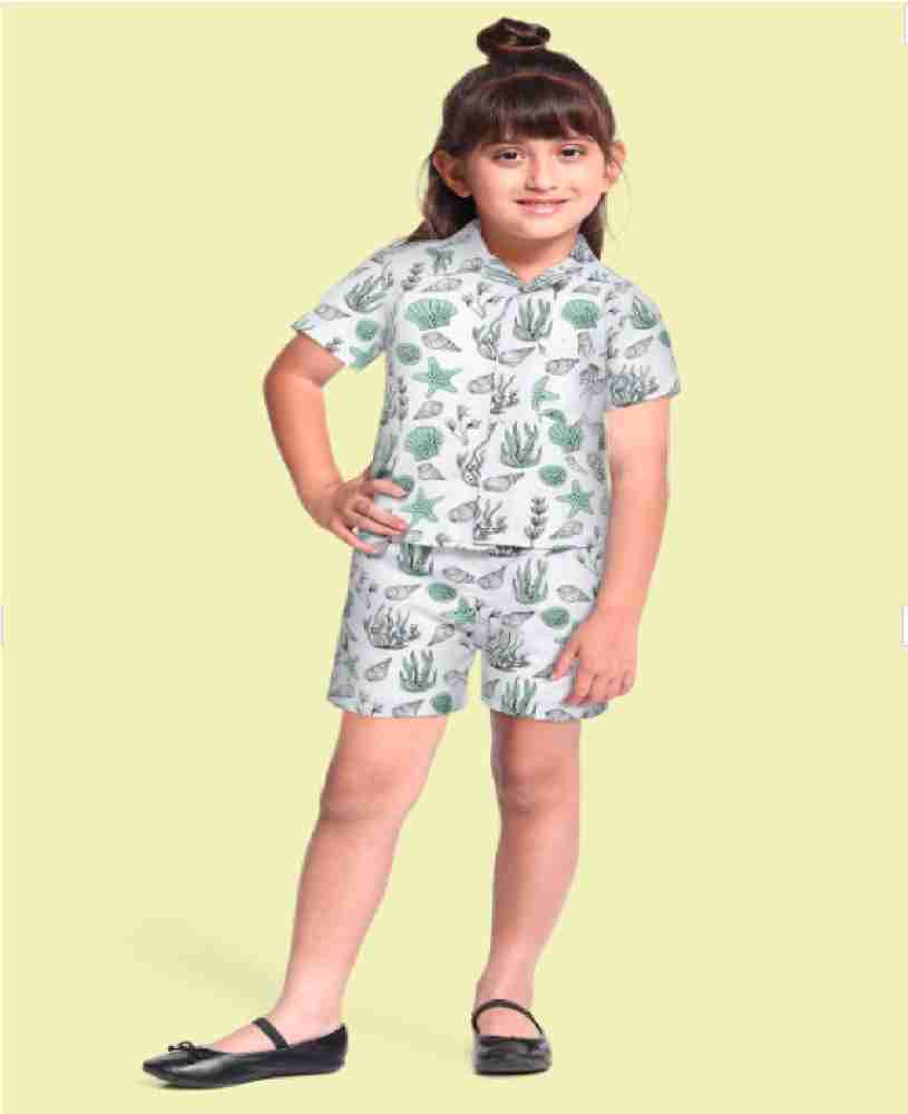 URBAN HUG Boys & Girls Casual Shirt Shorts Price in India - Buy