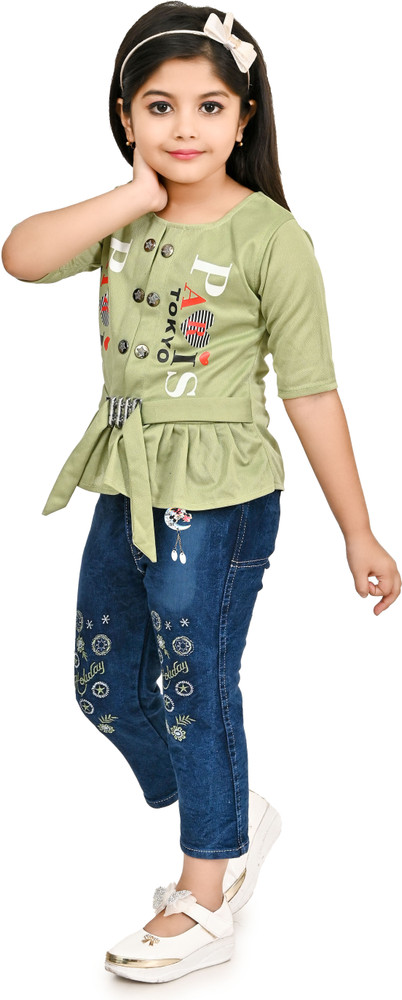 Geeta Girls Casual Cotton Blend Top Price in India Buy Geeta Girls Casual Cotton Blend Top online at Flipkart