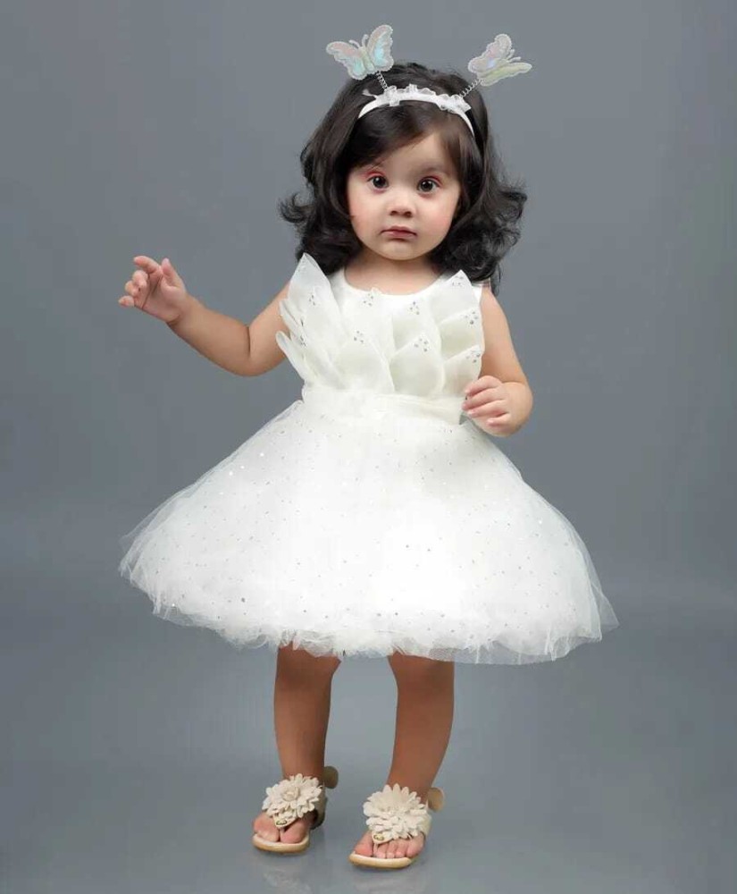 S.R AAYAT FASHION Baby Girls Party Festive Dress Dress