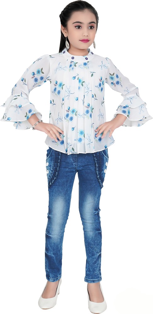 Ladies dress jeans and on sale top