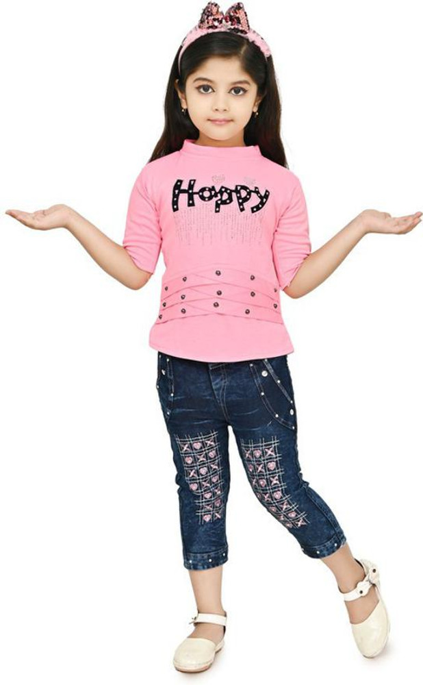 Baby sales jeans top