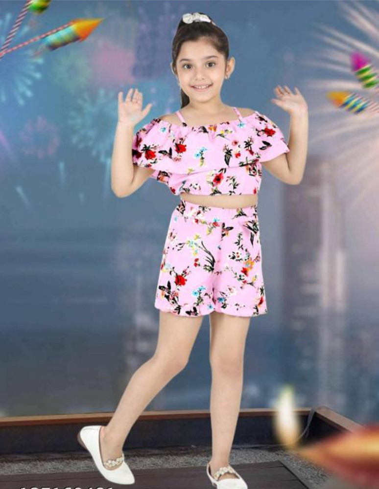 MK Fashion Girls Party Festive Top Shorts Price in India Buy MK