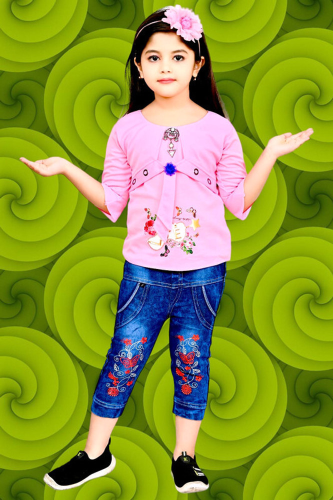 Rania Dresses Girls Casual Top Jeans Price in India - Buy Rania Dresses  Girls Casual Top Jeans online at Flipkart.com