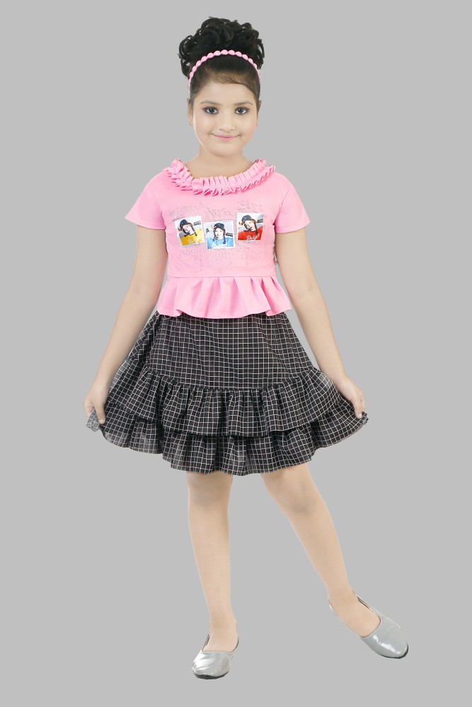 Girls sale skirt top