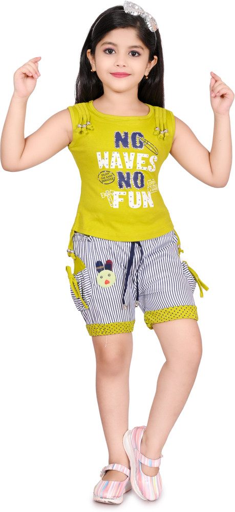 jelly qelly fashion Girls Party Festive Top Shorts Price in India Buy