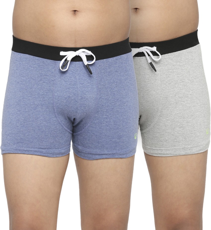 Buy Frenchie Teenagers Cotton Brief Grey and Light Grey (Pack of 2) online