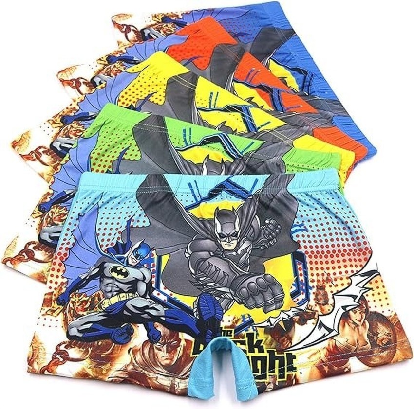 Batman Boys Underwear Set of 5, Multicolour : : Fashion