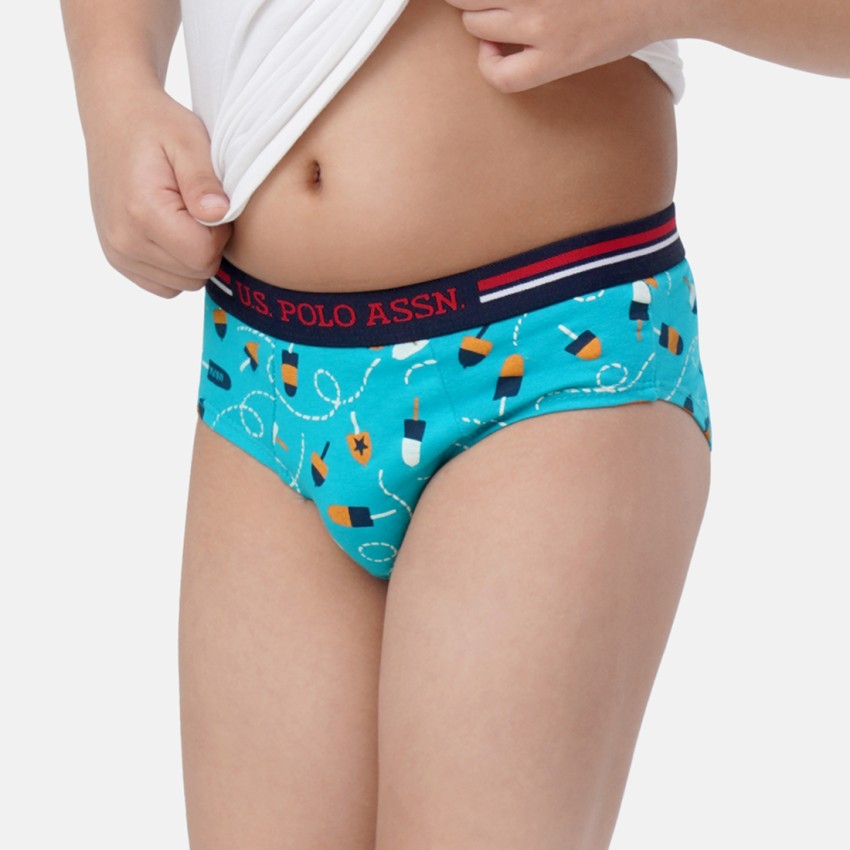 Buy U.S. Polo Assn. Solid Briefs - Blue Online at Low Prices in