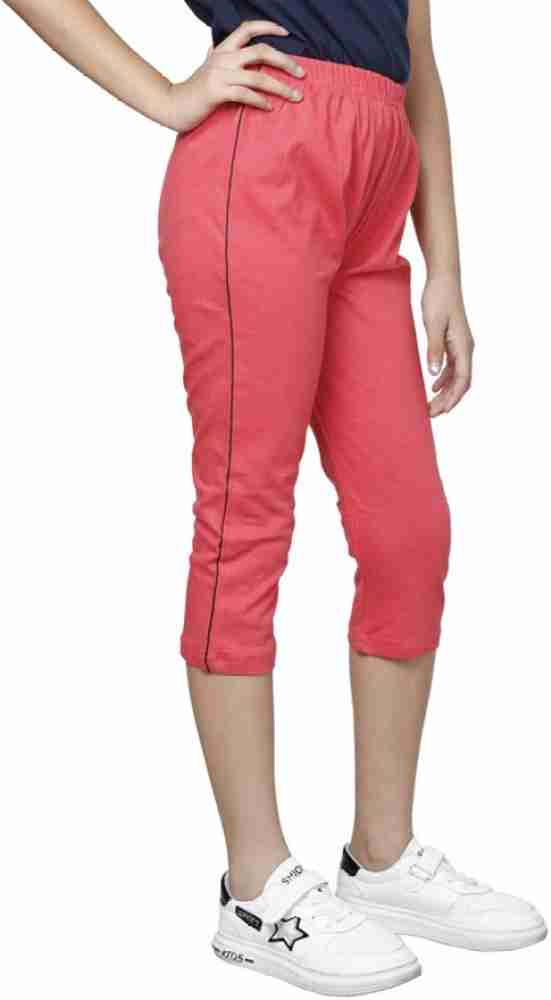 IndiWeaves Capri For Girls Casual Solid Pure Cotton Price in India - Buy IndiWeaves  Capri For Girls Casual Solid Pure Cotton online at
