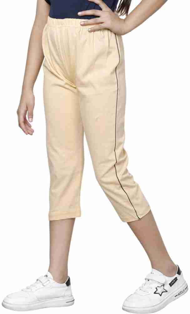 IndiWeaves Capri For Girls Casual Solid Pure Cotton Price in India - Buy IndiWeaves  Capri For Girls Casual Solid Pure Cotton online at
