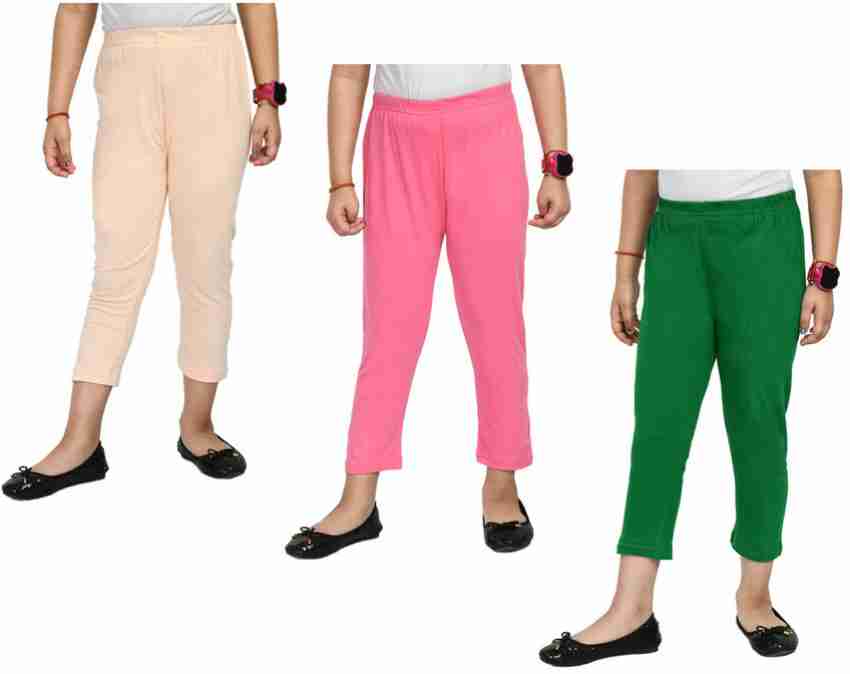IndiWeaves Capri For Girls Casual Solid Pure Cotton Price in India - Buy  IndiWeaves Capri For Girls Casual Solid Pure Cotton online at