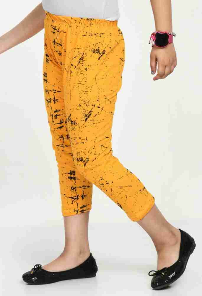 IndiWeaves Capri For Girls Casual Printed Pure Cotton Price in
