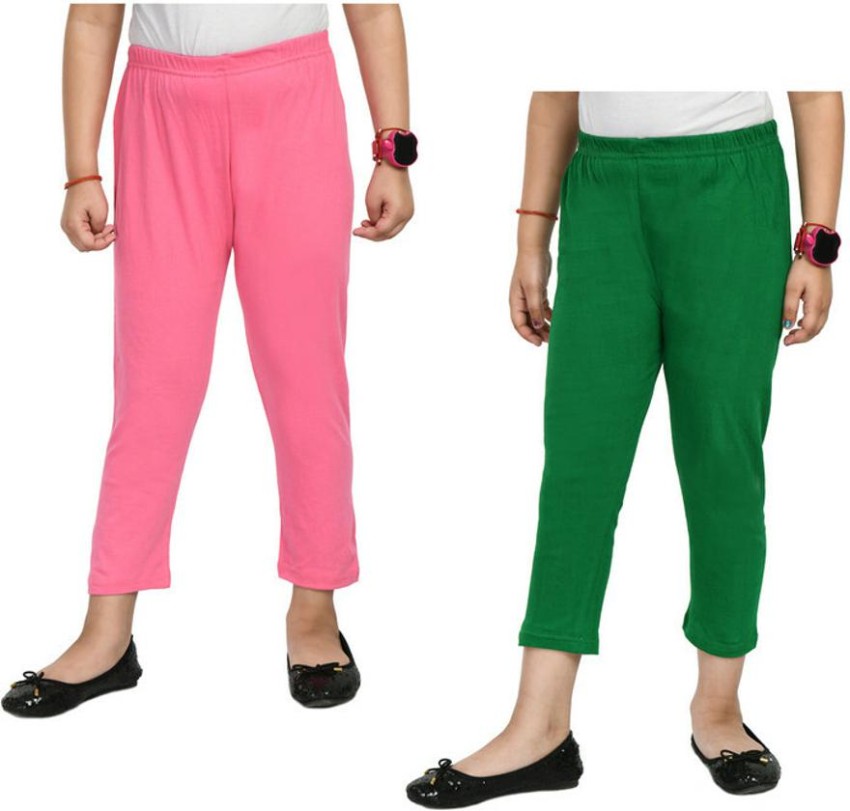 IndiWeaves Capri For Girls Casual Solid Pure Cotton Price in India - Buy IndiWeaves  Capri For Girls Casual Solid Pure Cotton online at