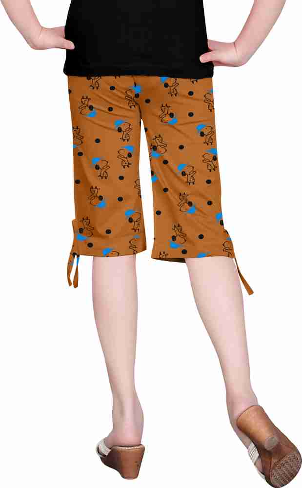 KP BROS Capri For Girls Casual Printed Pure Cotton Price in India - Buy KP  BROS Capri For Girls Casual Printed Pure Cotton online at