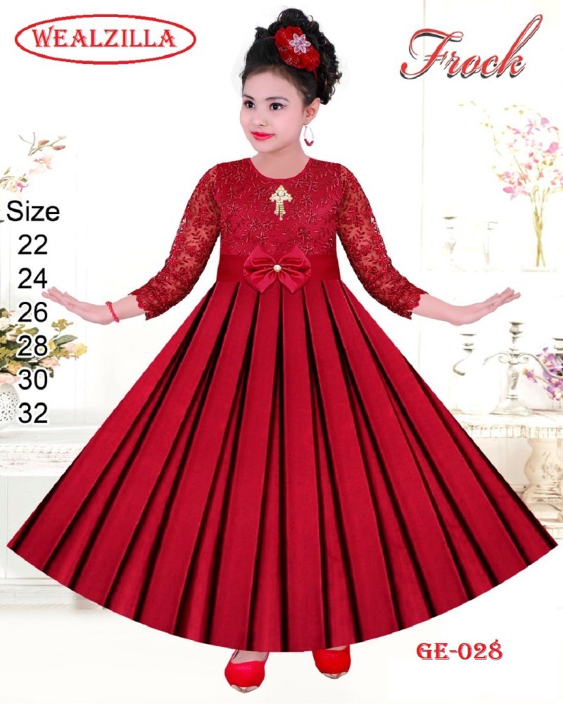 Flipkart girl long sales frock