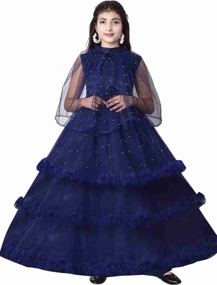 AJIJA FASHION Girls Maxi Full Length Party Dress Price in India