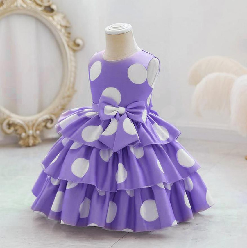 Purple color dress sales for baby girl