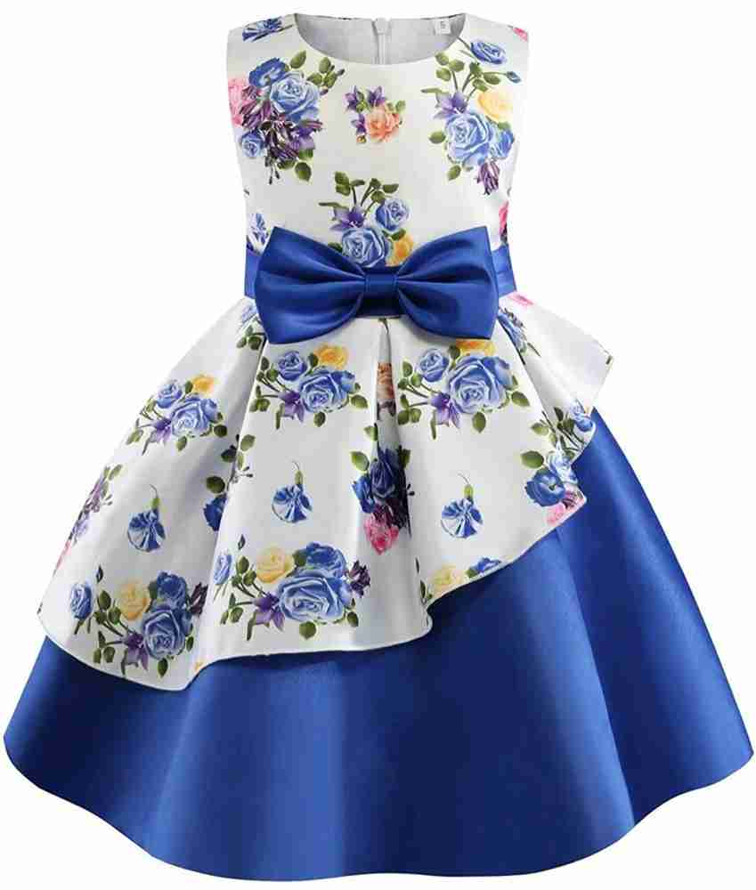 Pundarikaksha Indi Baby Girls Midi Knee Length Party Dress Price in India Buy Pundarikaksha Indi Baby Girls Midi Knee Length Party Dress online at Flipkart