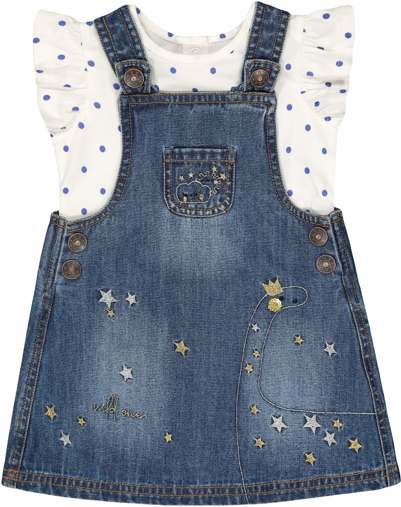 Dungaree dress for hot sale girl flipkart