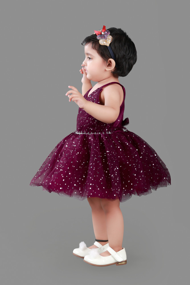 Titrit Baby Girls Midi Knee Length Party Dress
