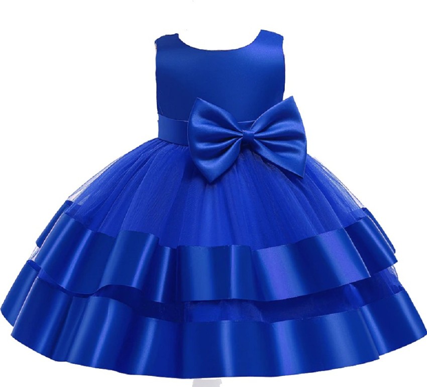 Girls royal on sale blue party dress