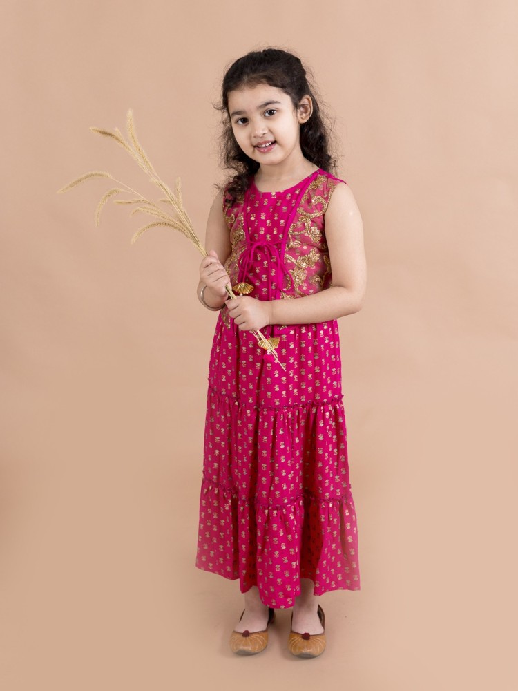 Pspeaches Girls Maxi Full Length Casual Dress Price in India Buy Pspeaches Girls Maxi Full Length Casual Dress online at Flipkart