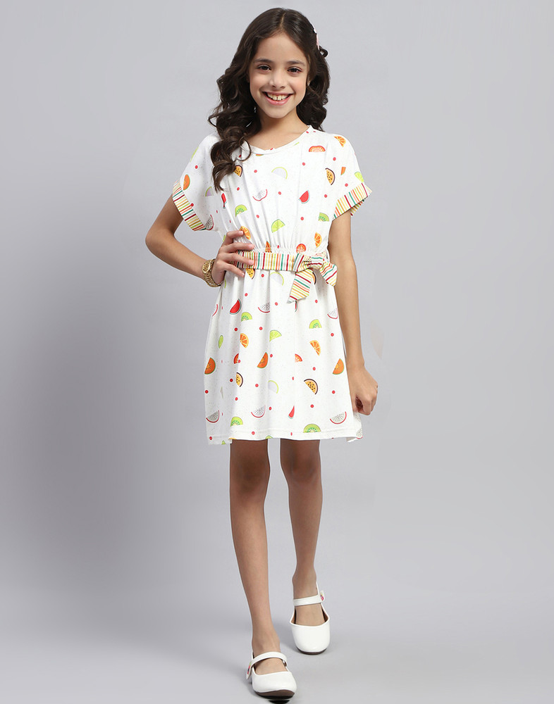 MONTE CARLO Girls Above Knee Casual Dress Price in India Buy MONTE CARLO Girls Above Knee Casual Dress online at Flipkart