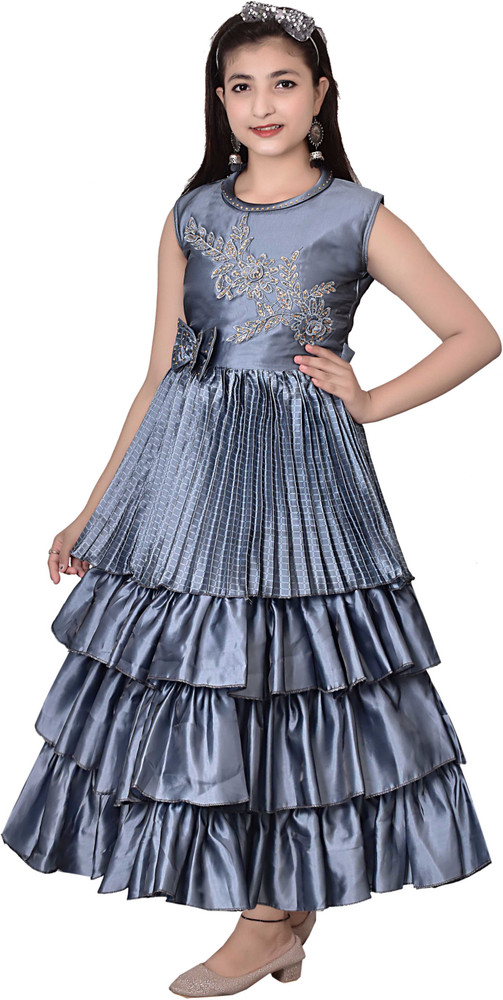 M.F.R. Collection Girls Maxi Full Length Party Dress Price in
