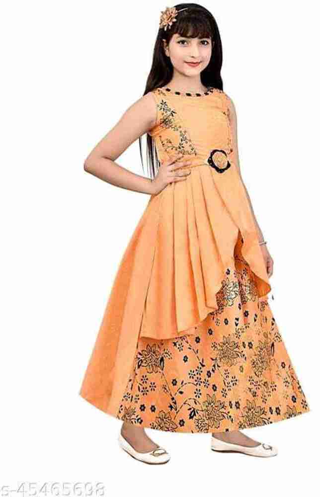 Party wear dress for 10 year girl indian store