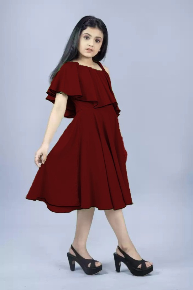 SARAHA DESIGNER Girls Midi Knee Length Party Dress Price in India Buy SARAHA DESIGNER Girls Midi Knee Length Party Dress online at Flipkart